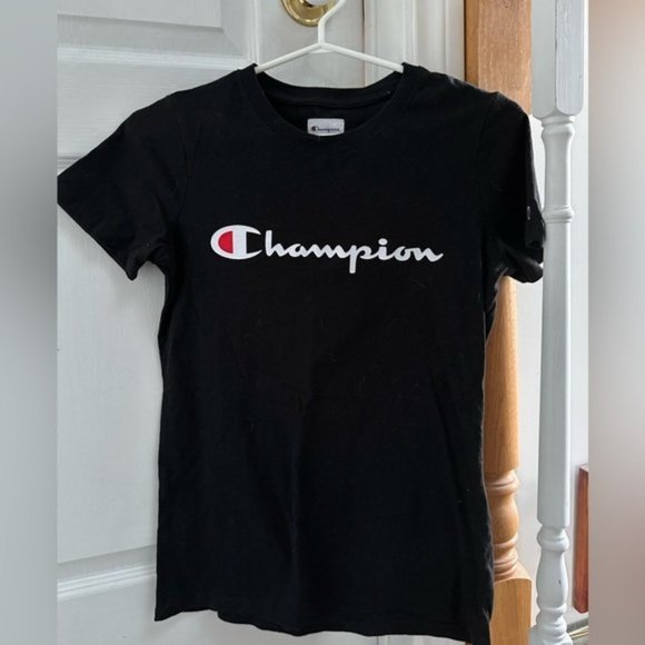 FREE WITH PURCHASE!! Champion Black Logo T Shirt - Picture 1 of 2